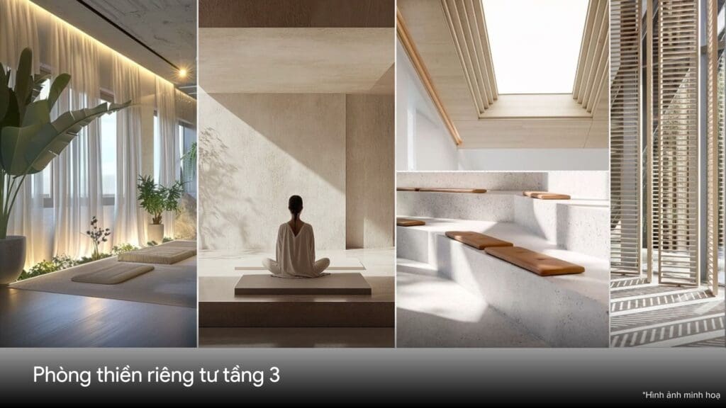 Phòng thiền riêng tư tại tầng 3