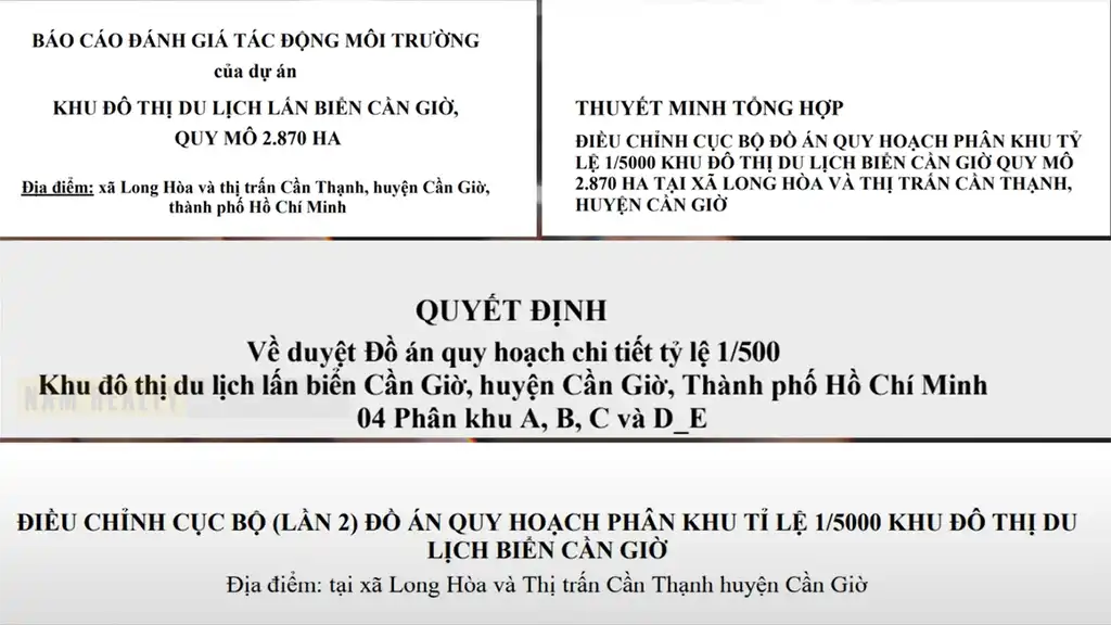 Giấy tờ pháp lý của dự án