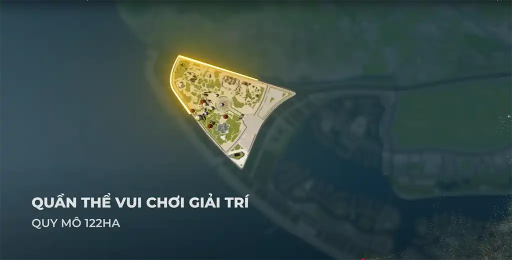 Vị trí khu vui chơi 122 ha
