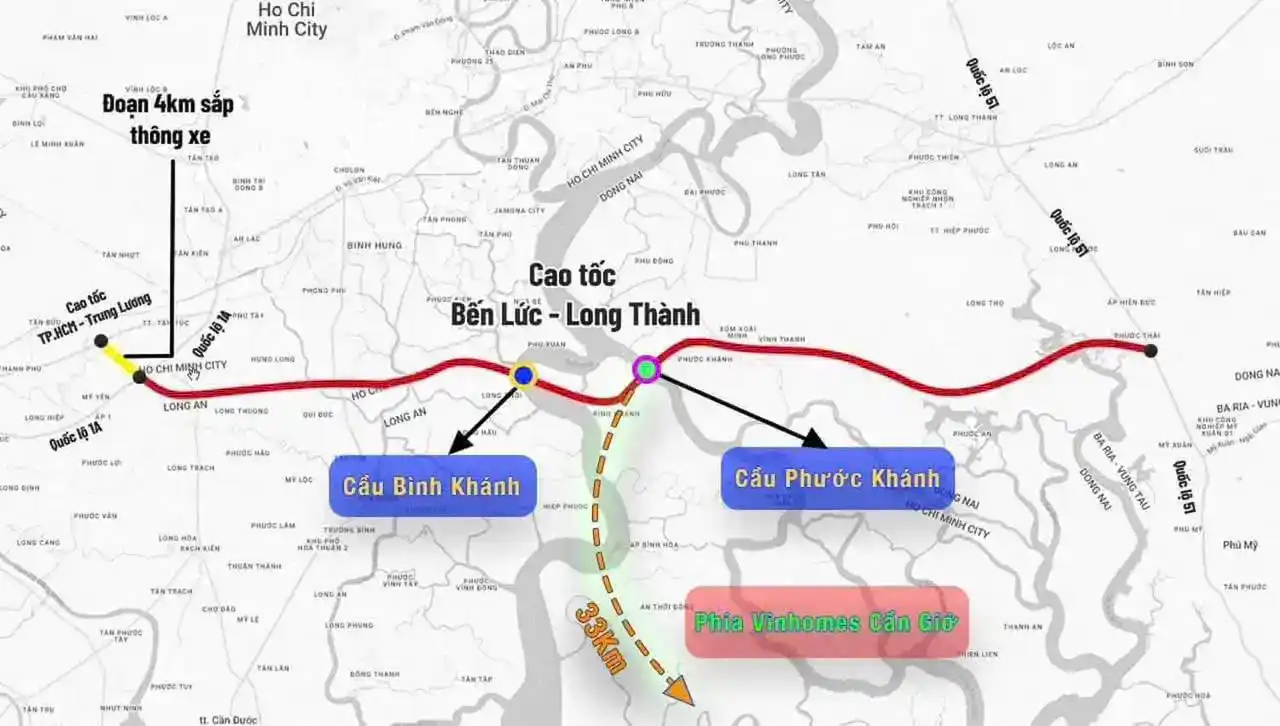 Cao tốc Bến Lức -Long Thành