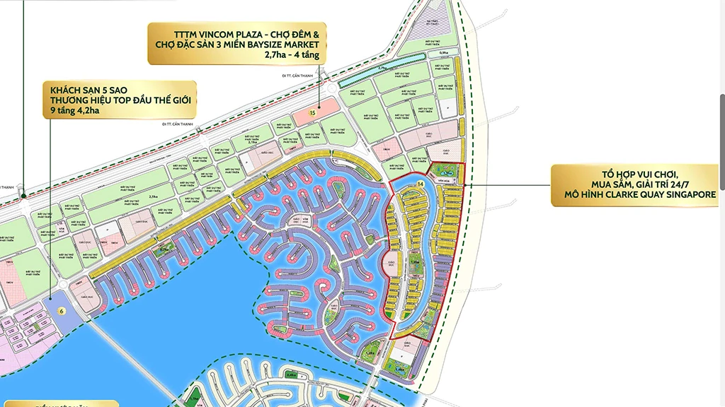 Quy hoạch phân khu B Vinhomes Cần Giờ